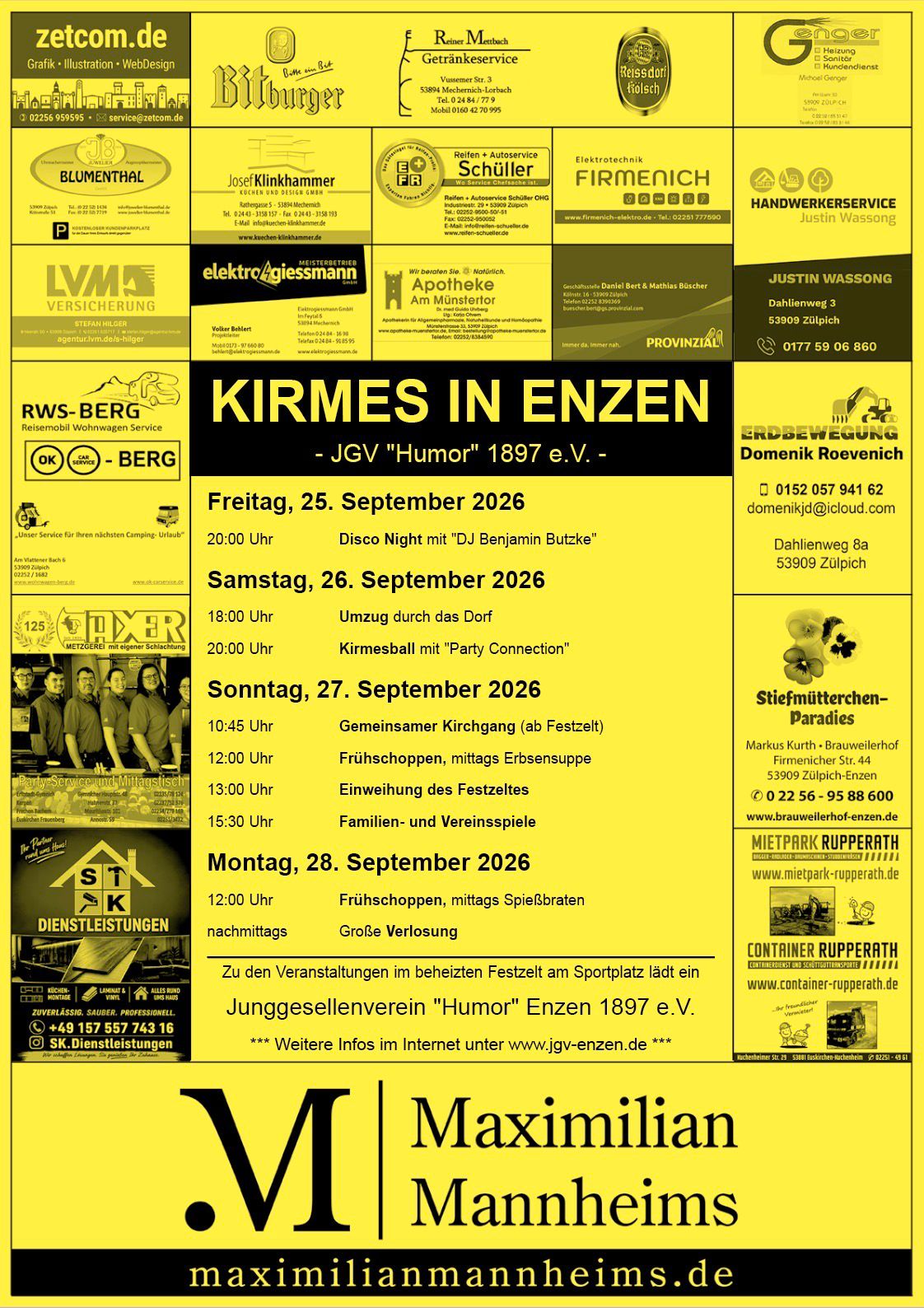 Kirmesplakat 2026